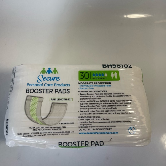 Secure booster pads 90 pc BH98102 Ultra Bladder Control incontinence pad unisex - Picture 6 of 7